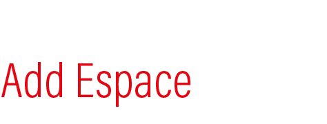 logo add espace