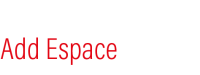 logo add espace