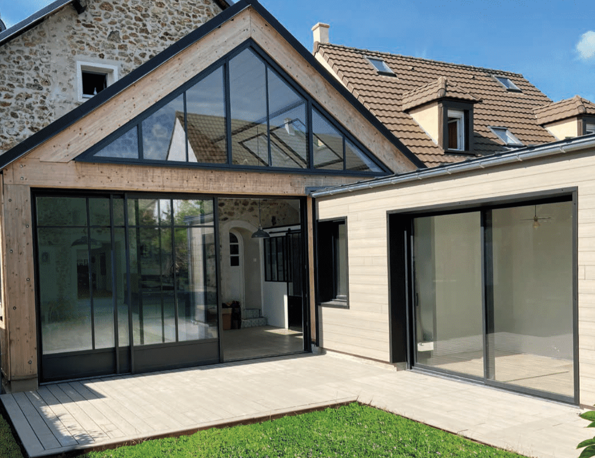 double extension terrasse